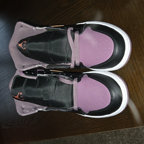Nike Air Jordan 1 Mid SE Shoes Black Sky J Mauve FB9911-008 Men's Sizes NEW - Picture 2 of 6